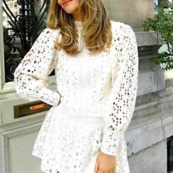 H&M Bloggers Favourite Stunning Lace Dress NWOT - Picture 8 of 16